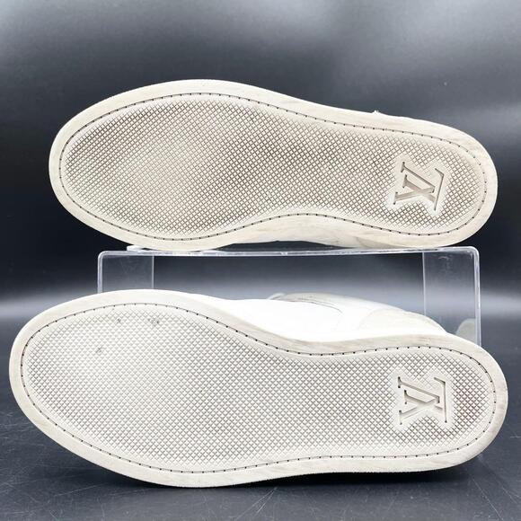 Louis Vuitton Front Low Monogram Embossed Women's Sneakers - Picture 9 of 10